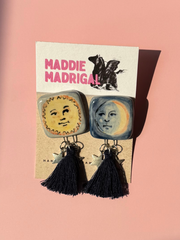 Sun and Moon Earrings